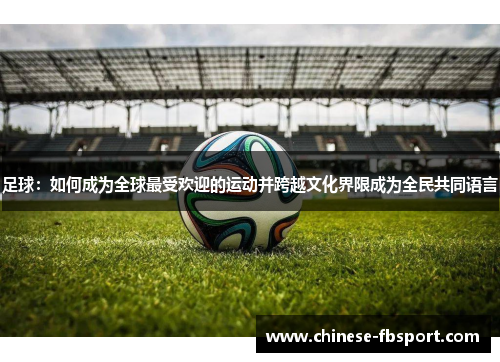 足球：如何成为全球最受欢迎的运动并跨越文化界限成为全民共同语言